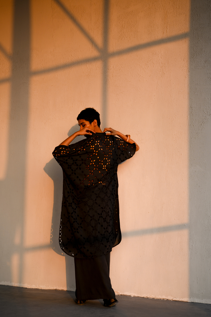 Saachi Cotton Cutwork Kurta