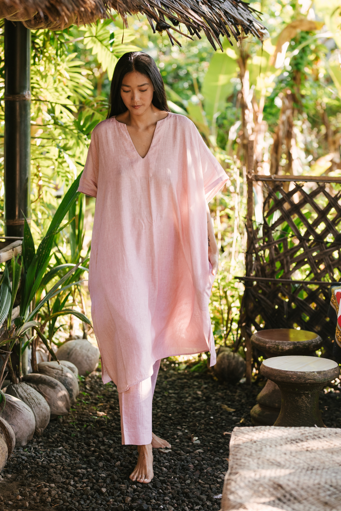 Kosho Linen Kaftan Set