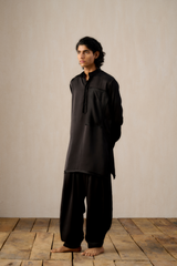 Salman Silk Linen Pathani Set