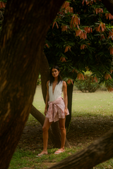 Ranga Linen Tie Up Shorts