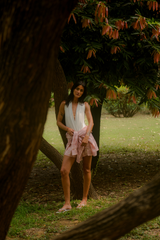 Ranga Linen Tie Up Shorts