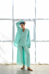 Ushna Cotton Shirt Set