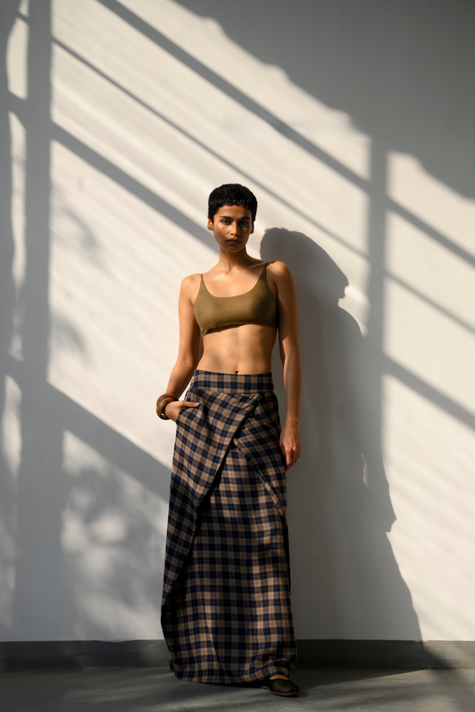 Nay Pashmina Wool Skirt