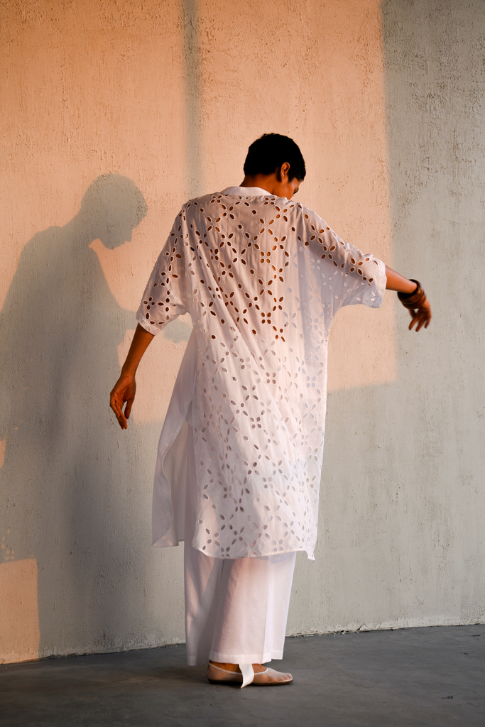 Saachi Cotton Cutwork Kurta