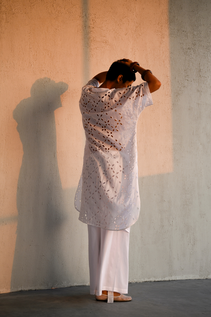 Saachi Cotton Cutwork Kurta