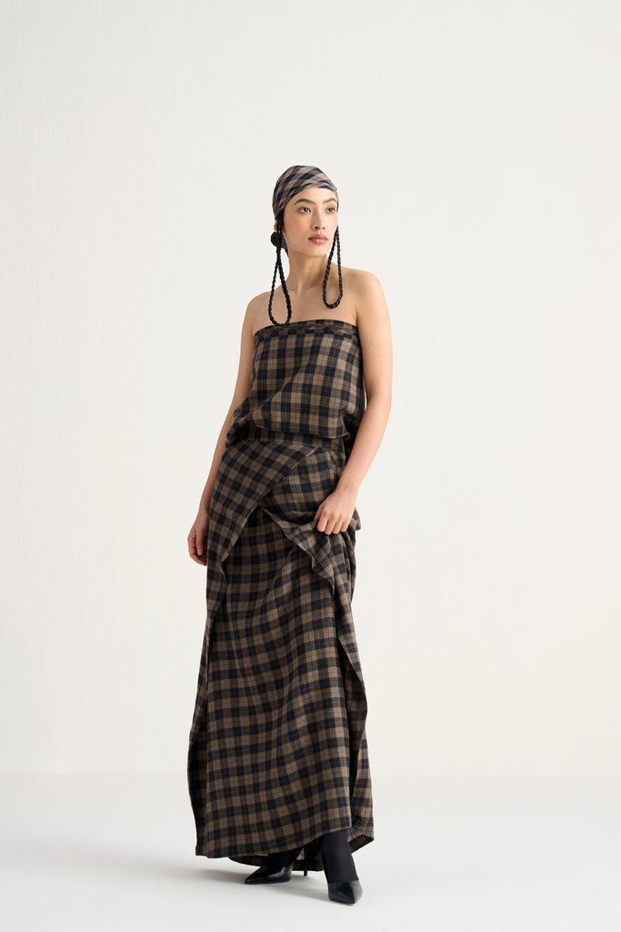 Gul Pashmina Wool Skirt Set