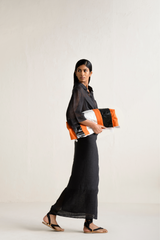 Bindu Linen Wrap Skirt