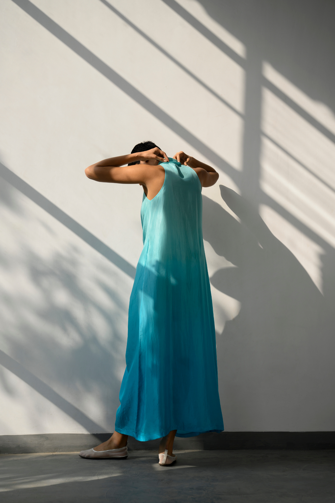 Solana Ombre Knotted Dress