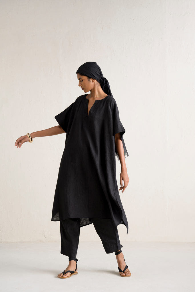 Kosho Linen Kaftan Set