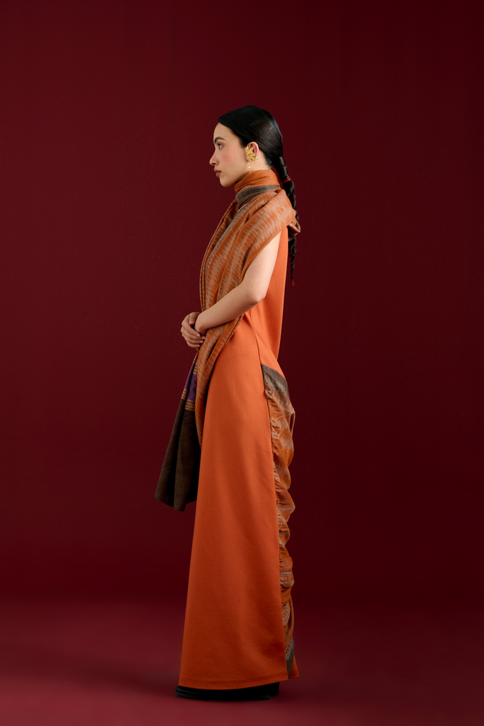 Madu Pashmina Sari Dress