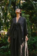 Sui Unisex Linen Coat