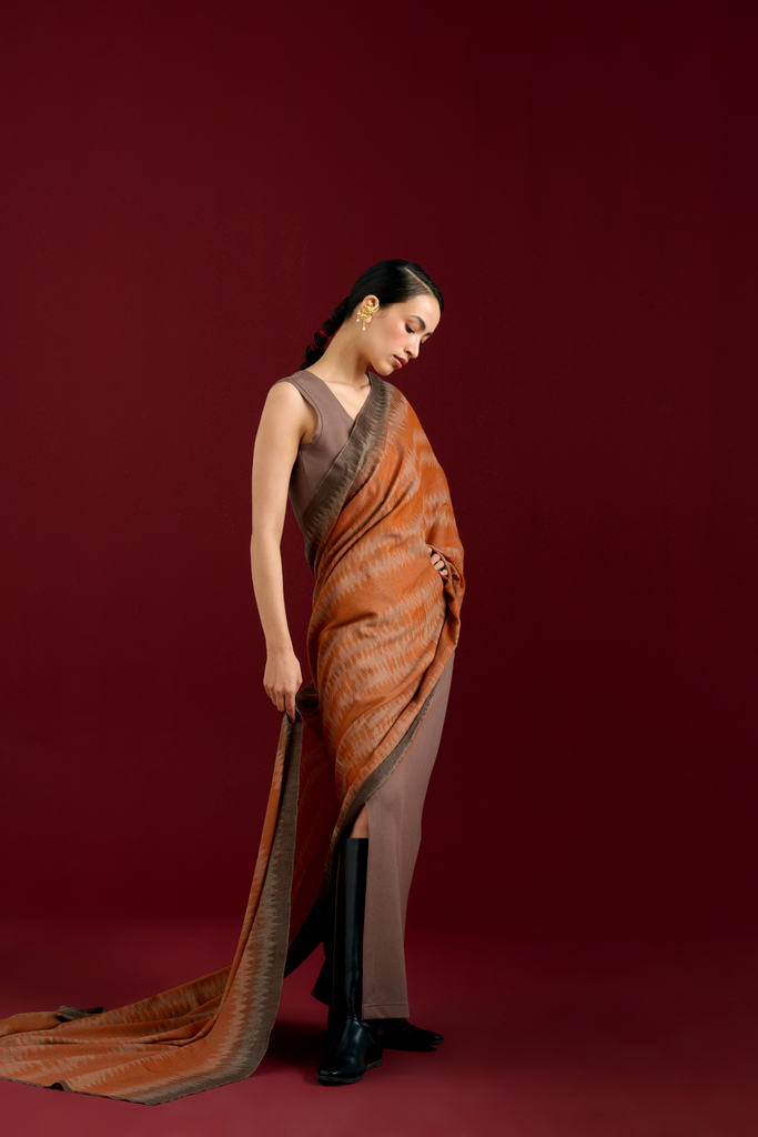Madu Pashmina Sari Dress