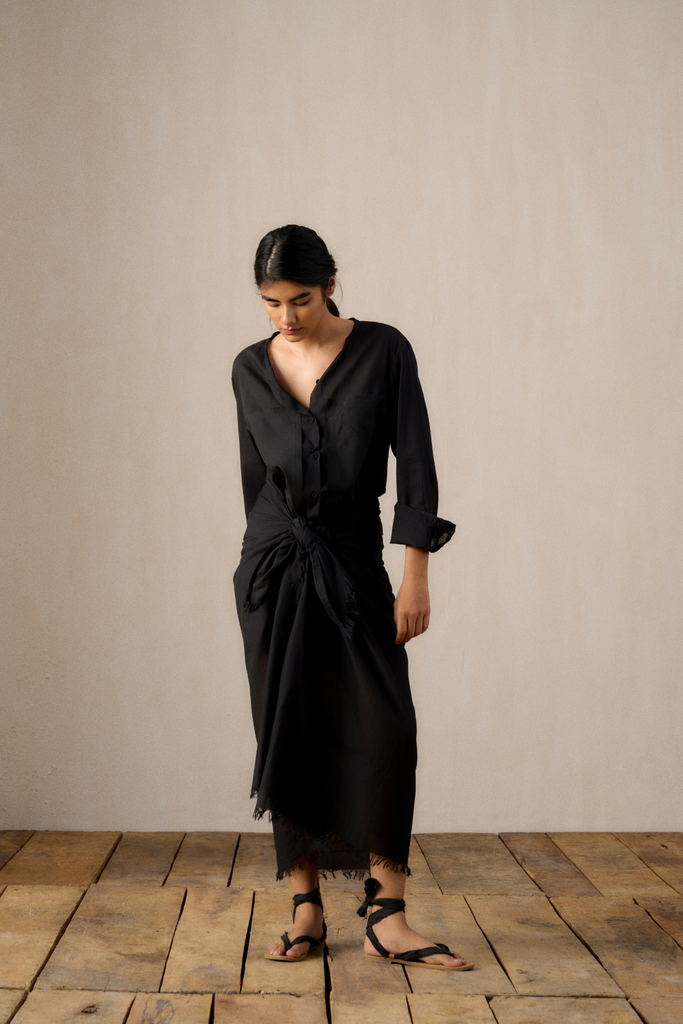 Shiba Cotton Sarong Dress