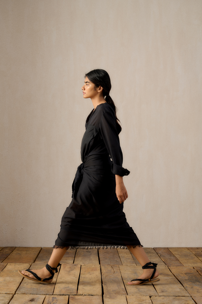 Shiba Cotton Sarong Dress