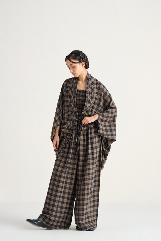 Almas Pashmina Wool Robe Set