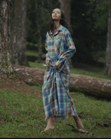 Vani Madras Check Sarong Dress