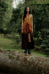 Solana Silk Ombre Dress