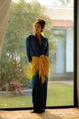 Lina Ombre Silk Sarong Set