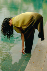 Ira Ombre Silk Dress