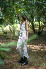 Kontha Silk Patchwork Dress