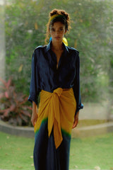Lina Ombre Silk Sarong Set
