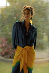 Lina Ombre Silk Sarong Set