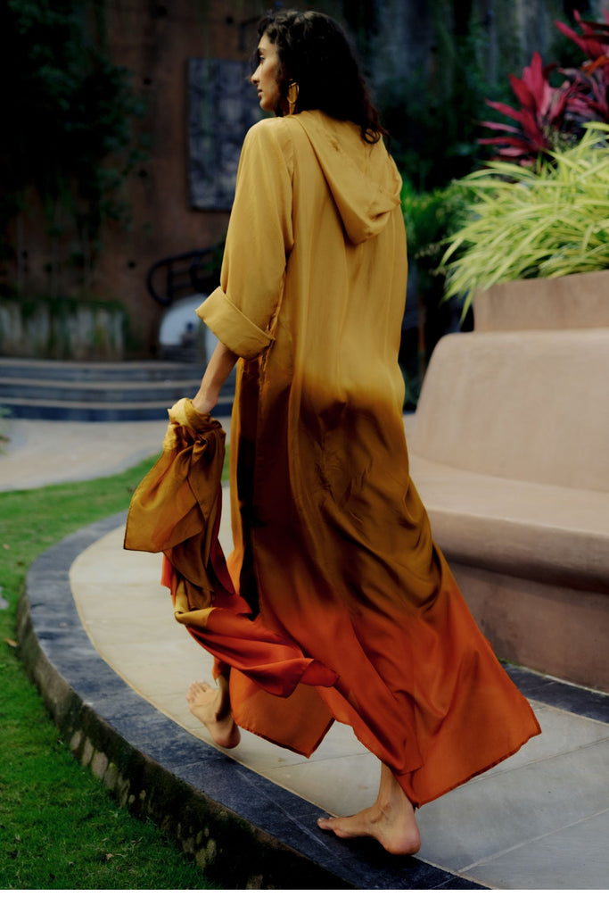 Keli Ombre Silk Kaftan | ituvana