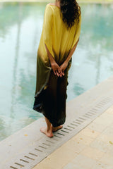 Ira Ombre Silk Dress
