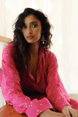 Suma Silk Bandhani Kaftan