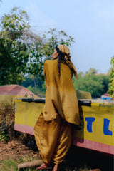Kanan Ombre Silk Dhoti Set