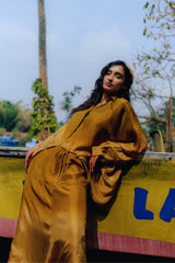 Kanan Ombre Silk Dhoti Set