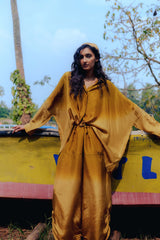 Kanan Ombre Silk Dhoti Set