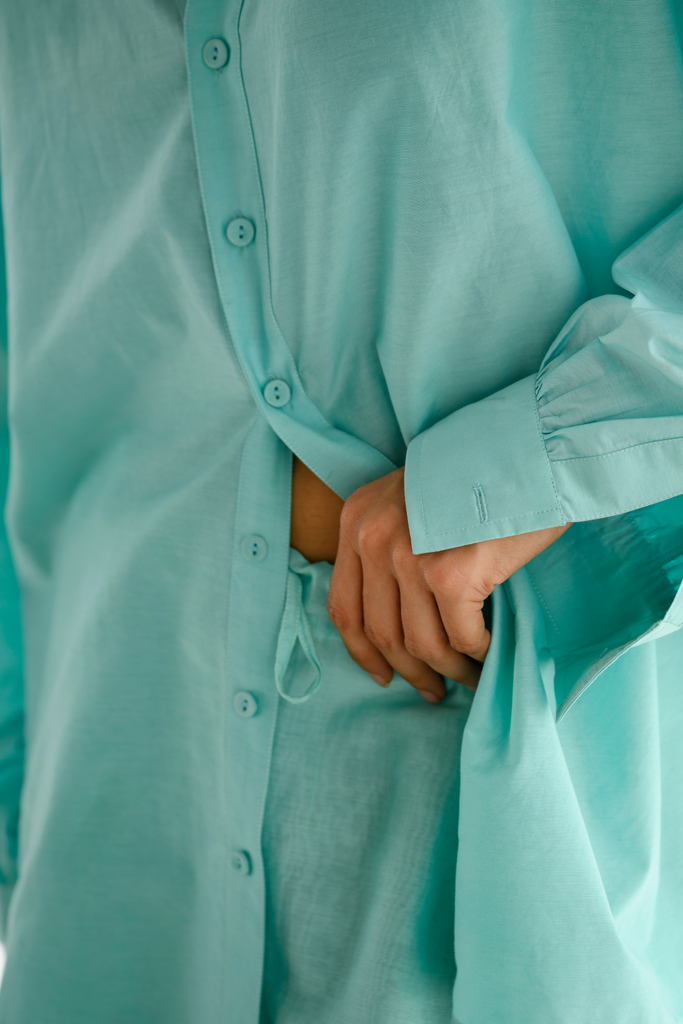 Ushna Cotton Shirt Set