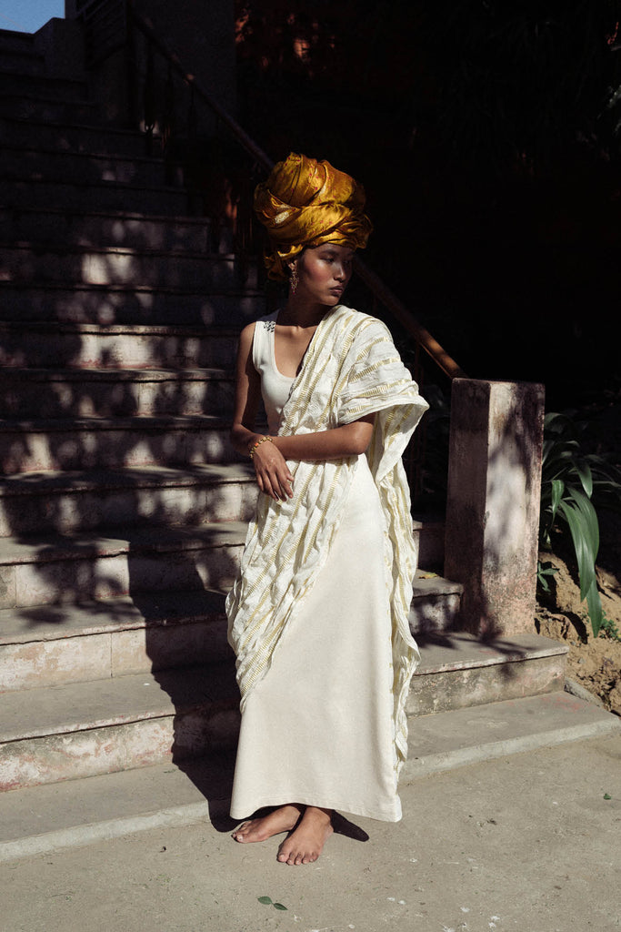 Nava Woven Sari Dress