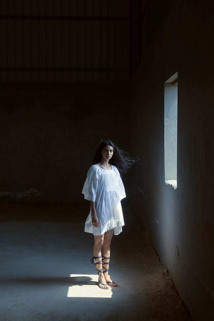 Aksa Cotton Dori Dress
