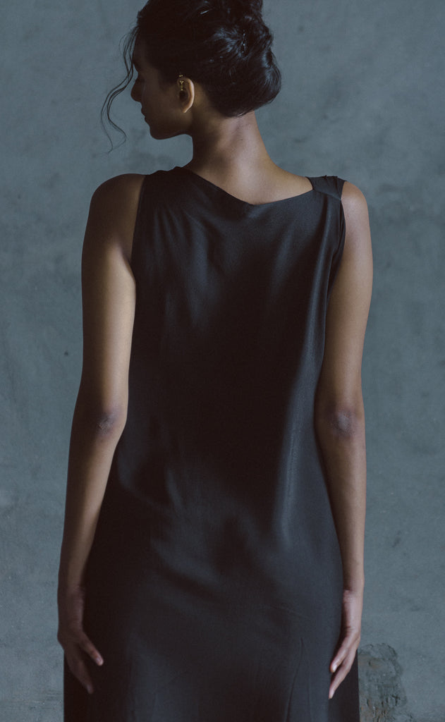 Avasa Silk Drape Dress