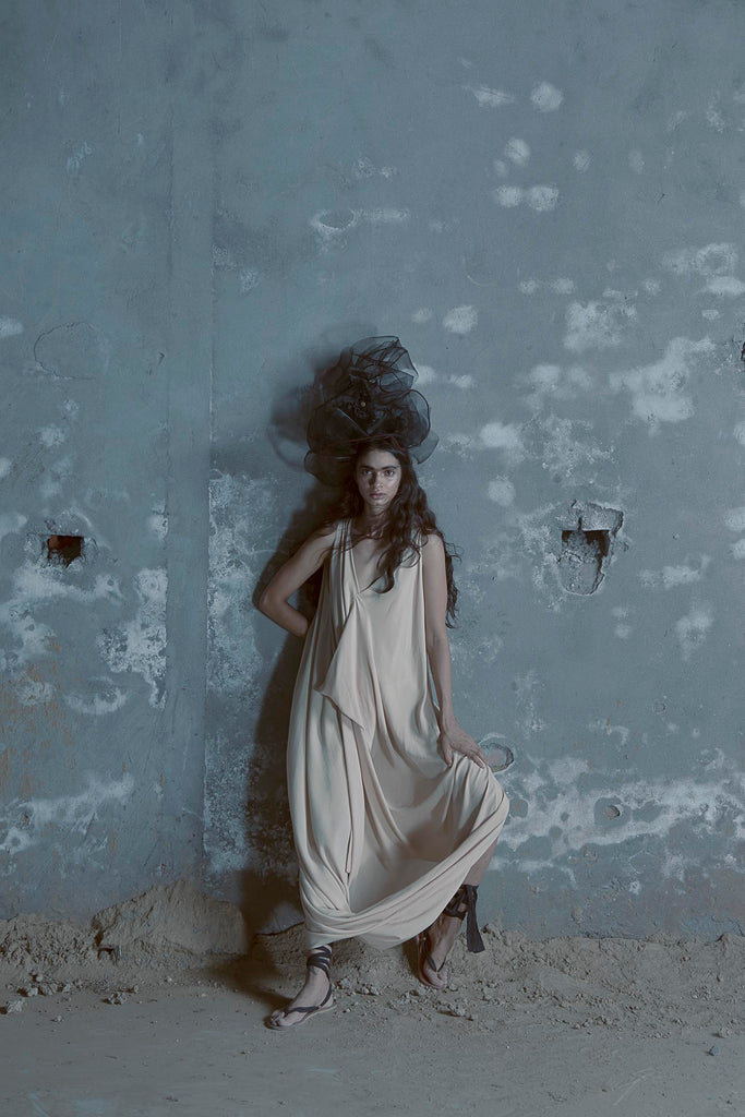 Avasa Silk Drape Dress