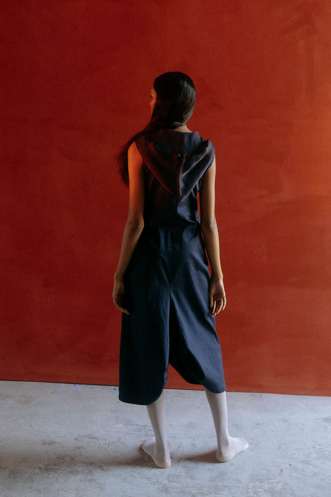 Ekam Cotton Hooded Dress