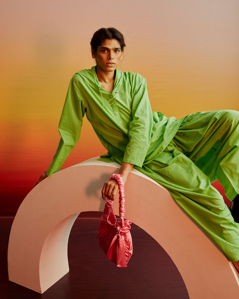 Huda Cotton Hooded Kurta