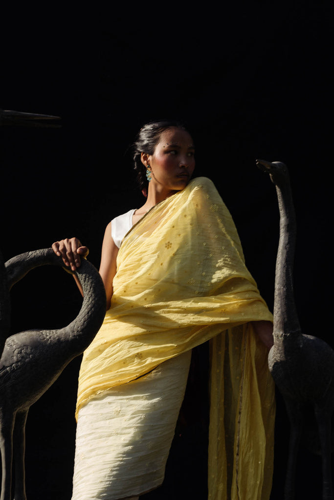 Nava Shaded Sari Dress