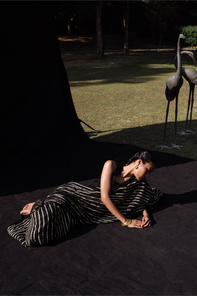 Nava Gota Sari Dress