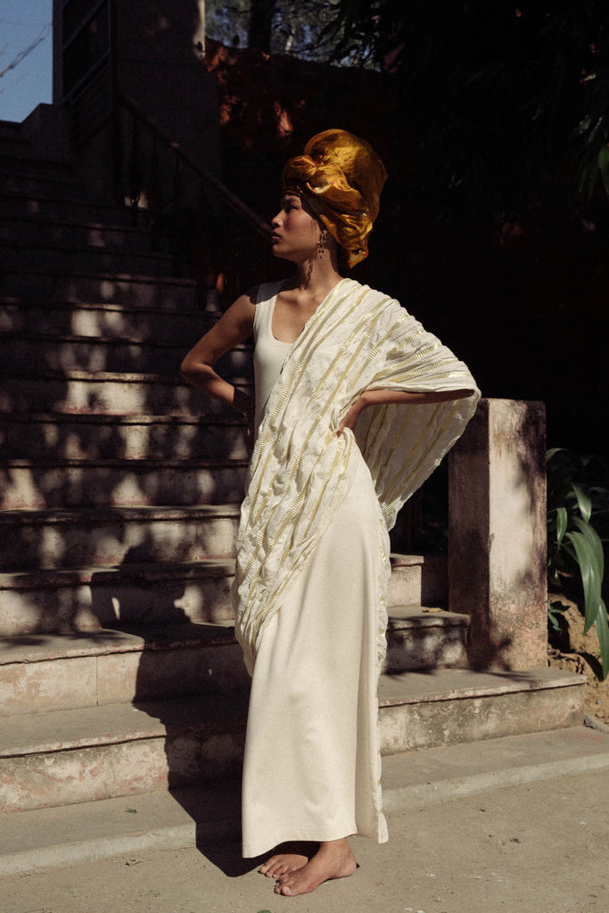 Nava Woven Sari Dress