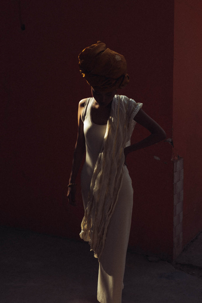 Nava Woven Sari Dress