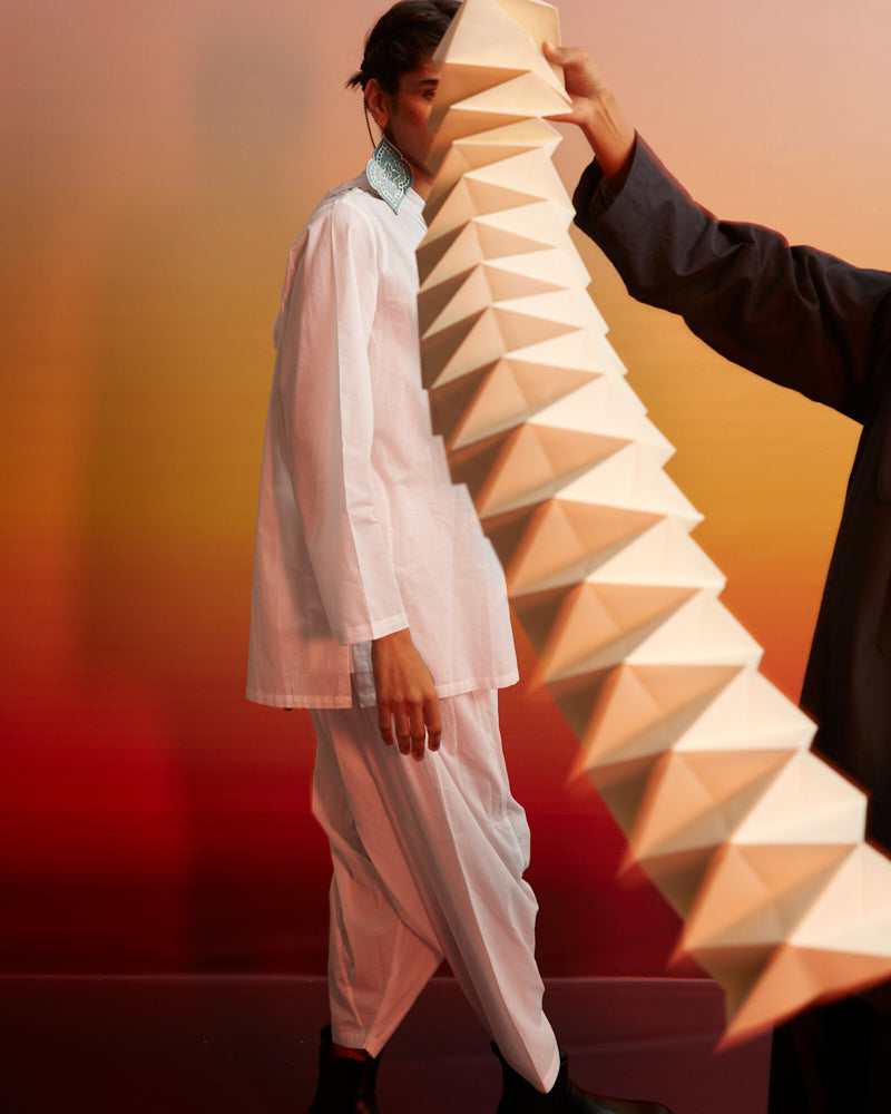 Huda Cotton Hooded Kurta