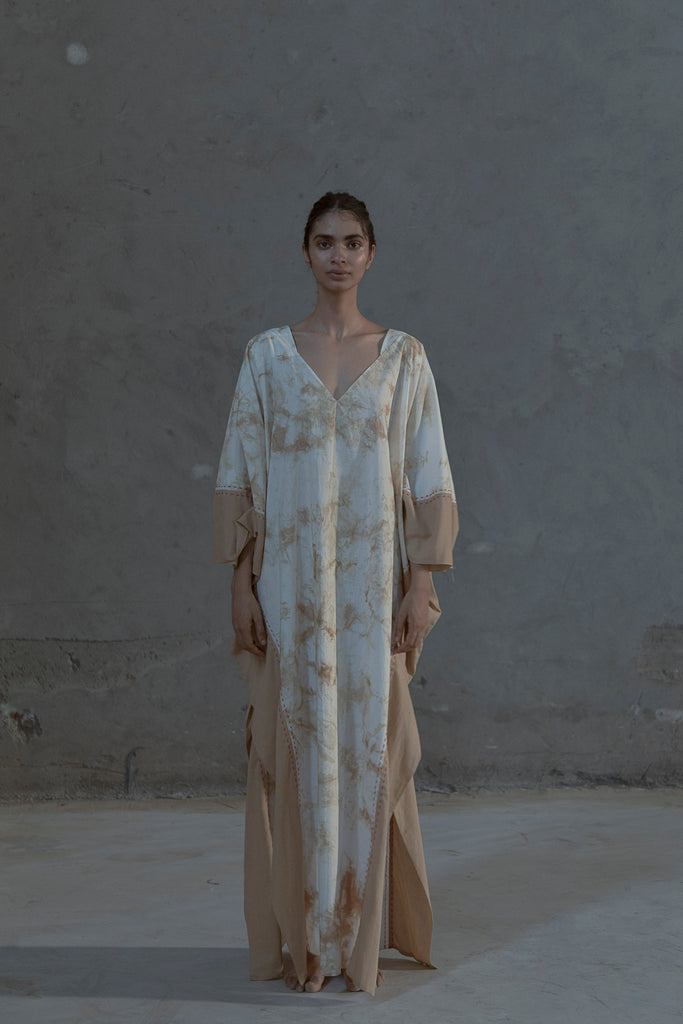 Loka Cotton Tie-Dye Kaftan