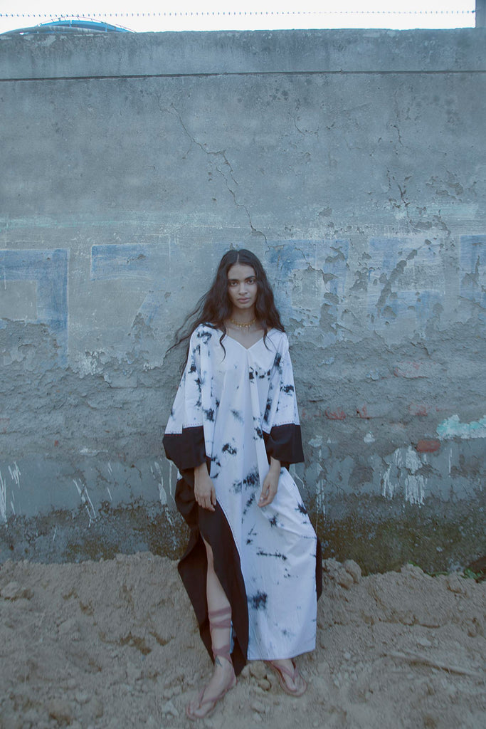 Loka Cotton Tie-Dye Kaftan