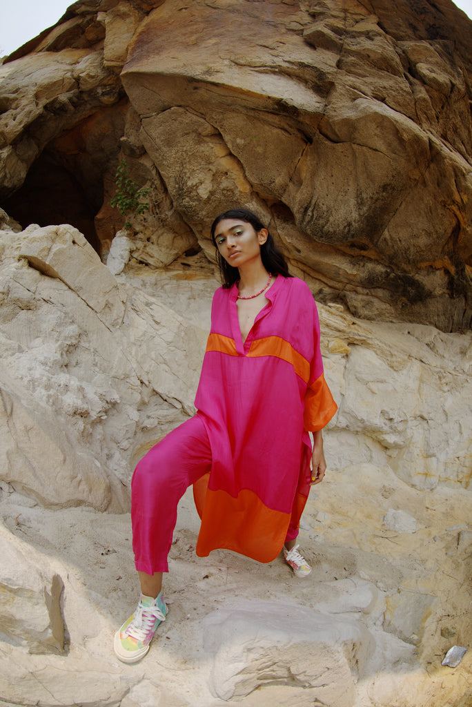 Priti Silk Pyjama Set