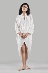 Amala Silk Cape Dress
