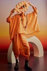 Ila Silk Dhoti Set