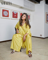 Roha Silk Shirt Set